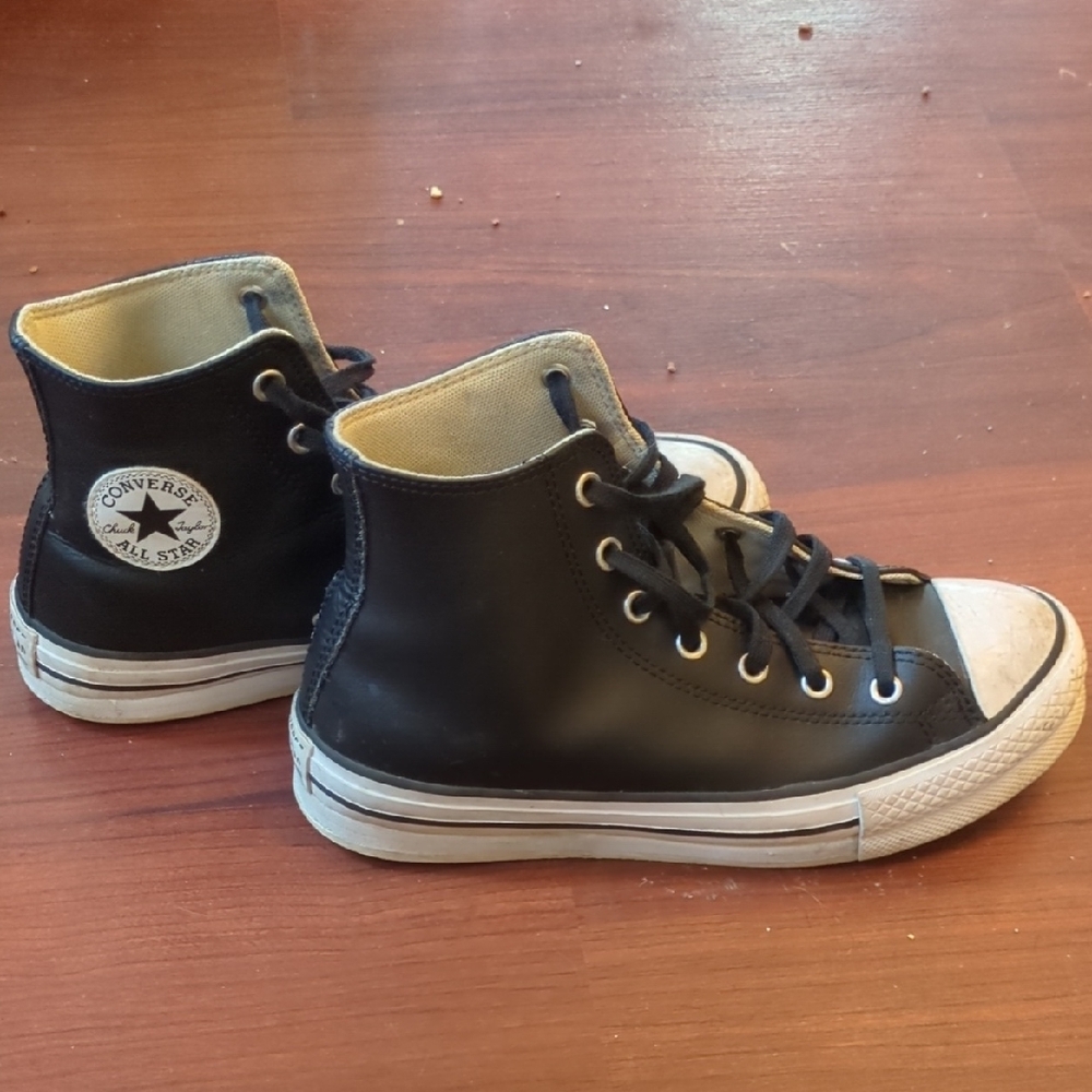 Converse Black and White High-Tops